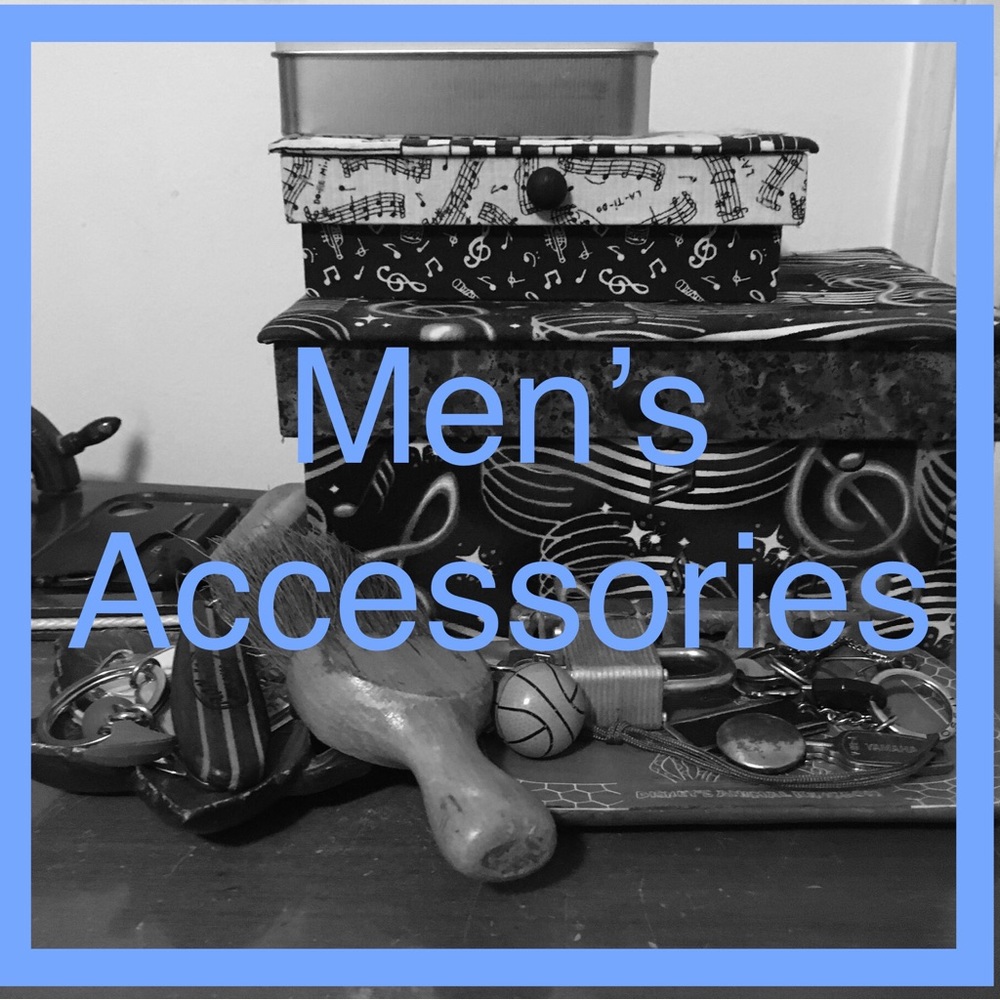 Men’s accessories⌚️🧢🎶👔👝